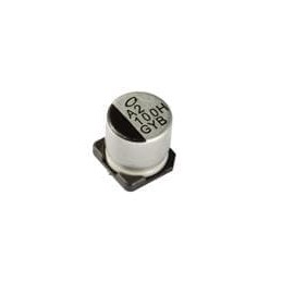 10 pcs : GYB1J330MCQ1GS - Aluminium Organic Polymer Capacitors 63VDC 33uF 20% AEC-Q200