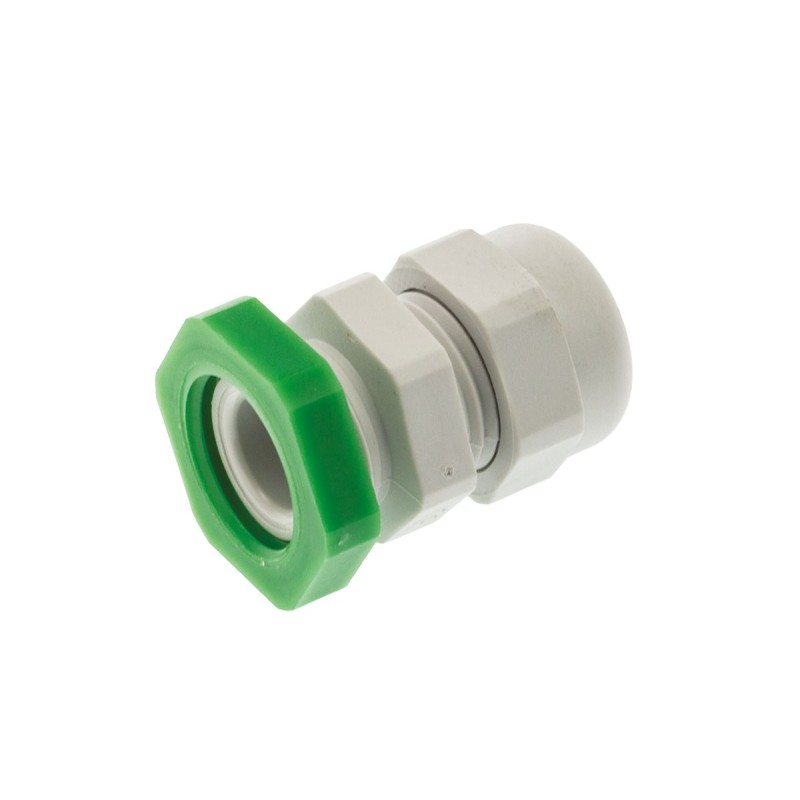 1 Box of 5 - SIB WADI-TEC Series Grey PA 6 Cable Gland, M16 Thread, 4.5mm Min, 8mm Max, IP68