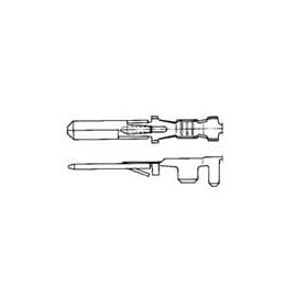 10 pcs : 928930-1 (Loose Piece) - Terminals FF-FLACHSTECKER 2 8