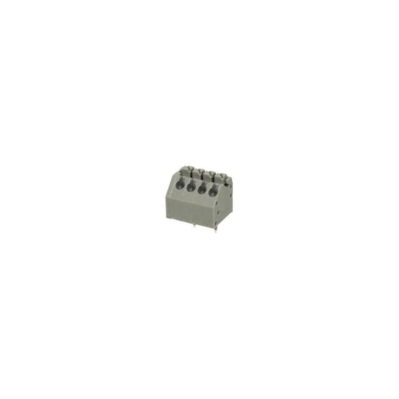 10 pcs : TBL002A-350-04GY-2GY - Fixed Terminal Blocks Terminal block, screwless, 3.50, 45, 4 poles, cool gray