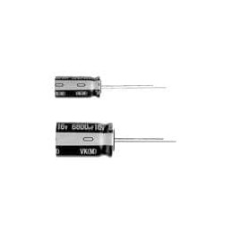 10 pcs : UVK2E220MPD - Aluminium Electrolytic Capacitors - Radial Leaded 250volts 22uF 10x20 20% 5LS