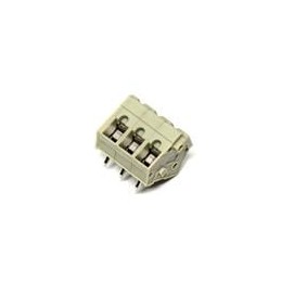 10 pcs : 2834078-2 - Fixed Terminal Blocks 5.0MM TOP ENTRY MSC 3P GY