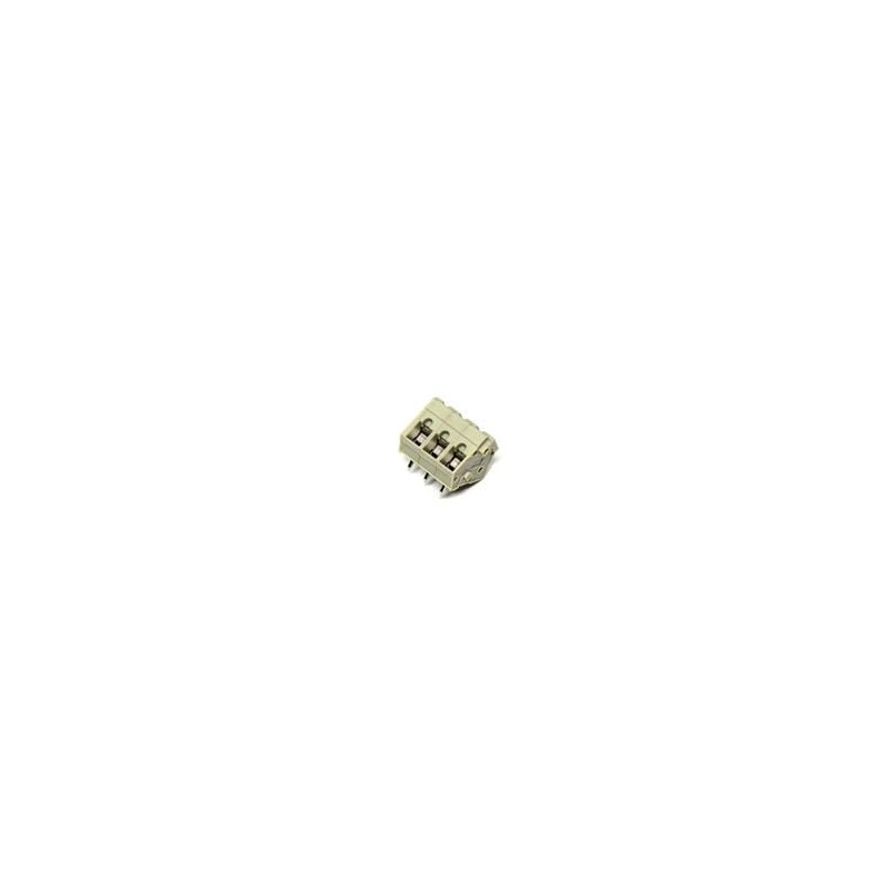 10 pcs : 2834078-2 - Fixed Terminal Blocks 5.0MM TOP ENTRY MSC 3P GY
