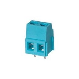 10 pcs : TB007-508-02BE - Fixed Terminal Blocks Terminal block, screw type, 5.08 , horizontal, 2 poles, CUI Blue, slotted screw,