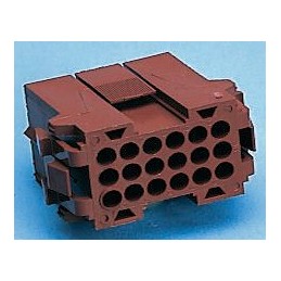 1 pcs - TE Connectivity, Metrimate Male Connector Housing, 5.08mm Pitch, 12 Way, 4 Row