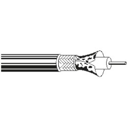 1 Reel of 500 M - Belden SDI Coaxial Cable, 500m, RG59 Coaxial, Unterminated
