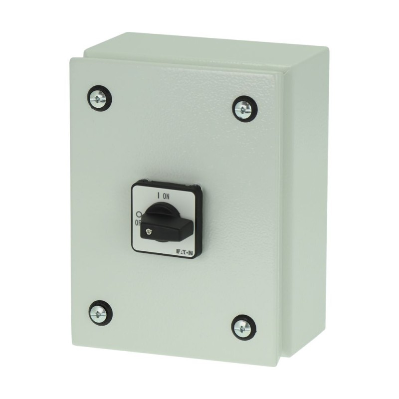 1 pcs - Eaton 3 Pole Surface Mount Isolator Switch - 40A Maximum Current, 15kW Power Rating, IP65