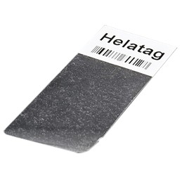 1 Pack of 2500 - HellermannTyton Helatag Transparent/White Cable Labels, 19.05mm Width, 44.5mm Height, 2500 Qty