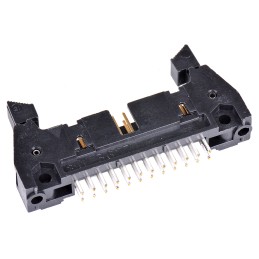 1 pcs - 3M 3000 Series Straight Through Hole PCB Header, 24 Contact(s), 2.54mm Pitch, 2 Row(s), Shrouded