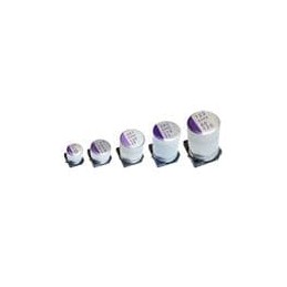 10 pcs : 20SVPK68M - Aluminium Organic Polymer Capacitors 20VDC 68uF OSCON Polymer