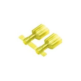 10 pcs : DNF10-250FIMB-K - Terminals Male Disc nylon fully insuld
