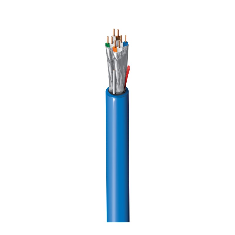 1 Reel of 500 M - Belden Cat6a Ethernet Cable, F/FTP, Grey LSZH Sheath, 500m, Low Smoke Zero Halogen (LSZH)