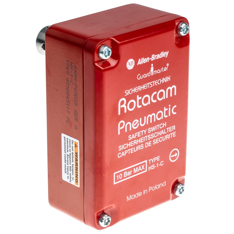 1 pcs - Allen Bradley Guardmaster Safety Switch, Push In 2bar to 8 bar