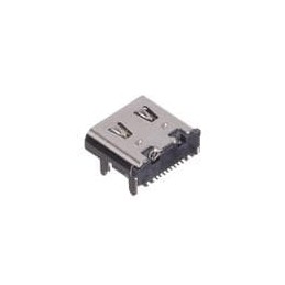 10 pcs : 12402012E212A - USB Connectors USB2.0, Type C, Top mount, CH 1.68mm, Dual Row SMT