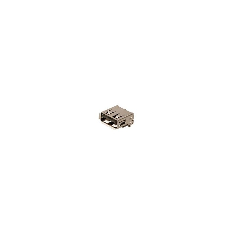 10 pcs : KUSBX-SMT4-ASFS1N-BTR - USB Connectors SMT USB A-TYPE Recep BLK GOLD FLASH