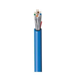 1 Reel of 500 M - Belden Cat6a Unterminated to Unterminated Ethernet Cable, U/FTP, Blue LSZH Sheath, 500m, Low Smoke Zero Haloge