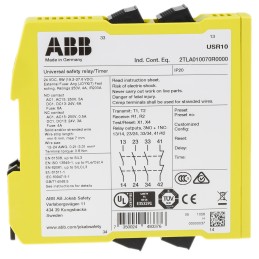 1 pcs - ABB Jokab Dual-Channel Safety Switch Safety Relay, 24V dc, 4 Safety Contacts