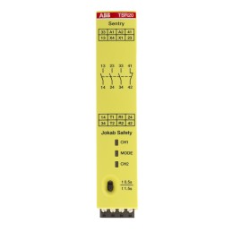 1 pcs - ABB Jokab Dual-Channel Safety Switch Safety Relay, 24V dc, 4 Safety Contacts