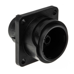 1 pcs - Amphenol Industrial Circular Connector, 9 Contacts, Panel Mount, Socket, Male, IP65, C 16-3 Series