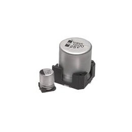 10 pcs : EMVH350ARA221MJA0G - Aluminium Electrolytic Capacitors - SMD 35VDC 220uF Tol 20% 10x10mm AEC-Q200