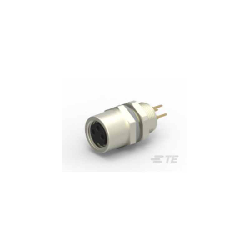 1 pcs - TE Connectivity Circular Connector, 3 Contacts, Front Mount, M8 Connector, Socket, Female, IP67