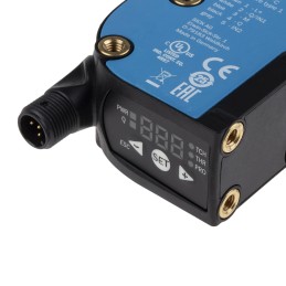 1 pcs - Sick Contrast Sensors 13 mm, RGB LED, PNP, 100 mA, 10.8 - 28.8 V dc, IP67