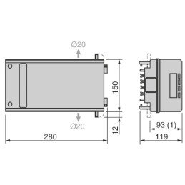 1 pcs - Schneider Electric Fuse Switch Disconnector, 3 + N Pole, 50A Max Current