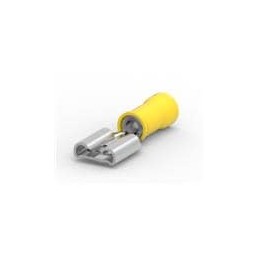 10 pcs : 640907-1 - Terminals PIDG RECPT 12-10 AWG yellow