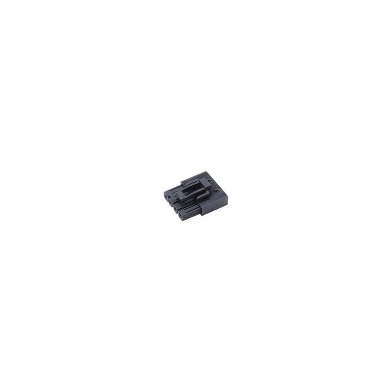 10 pcs : 215913-1004 - Power to the Board Mini-Fit Max Receptacle Housing, Single Row, UL 94V-0, 4 Circuits, Glow-Wire Capable, 