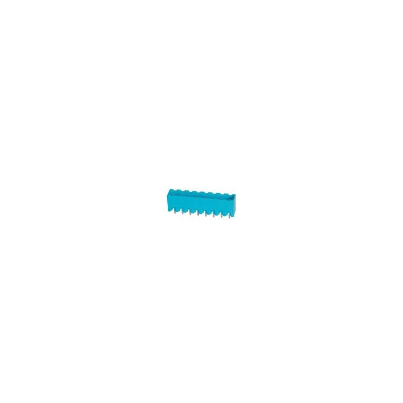 10 pcs : TBP01R2-508-08BE - Pluggable Terminal Blocks Terminal block, pluggable, 5.08, receptical, 8 pole, blue