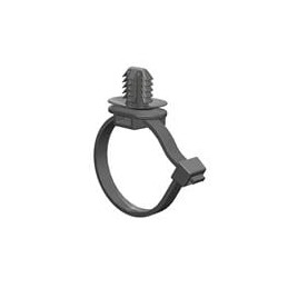 10 pcs : 20297-0 - Cable Tie Mounts CT,OVAL FIR/CLIP,HD,BLK