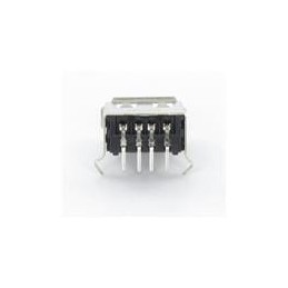 10 pcs : KUSBX-AS1N-B - USB Connectors A TYPE RECEPTACLE BLACK