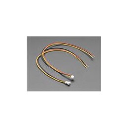 10 pcs : 4721 - Specialised Cables 1.25mm Pitch 3-pin Cable Matching Pair - 40cm long - Molex PicoBlade Compatible