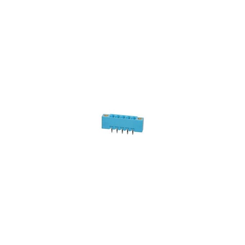 10 pcs : TBP02R2W-381-05BE - Pluggable Terminal Blocks Terminal block, pluggable, w screw lock, 3.81, receptical, 5 pole, blue