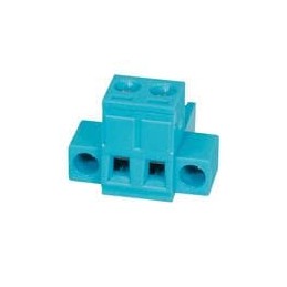 10 pcs : TBP01P1W-508-02BE - Pluggable Terminal Blocks Terminal block, pluggable, w screw lock, 5.08, plug, 2 pole, blue
