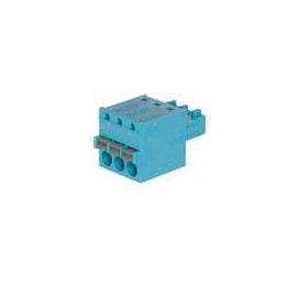 10 pcs : TBP03P1-350-02BEOR - Pluggable Terminal Blocks Terminal Block, Pluggable Spring Female, 3.5, 2 Poles, Blue with Orange 
