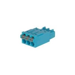 10 pcs : TBP03P2-350-02BEOR - Pluggable Terminal Blocks Terminal Block, Pluggable Spring Female, 3.5, 2 Poles, Blue with Orange 
