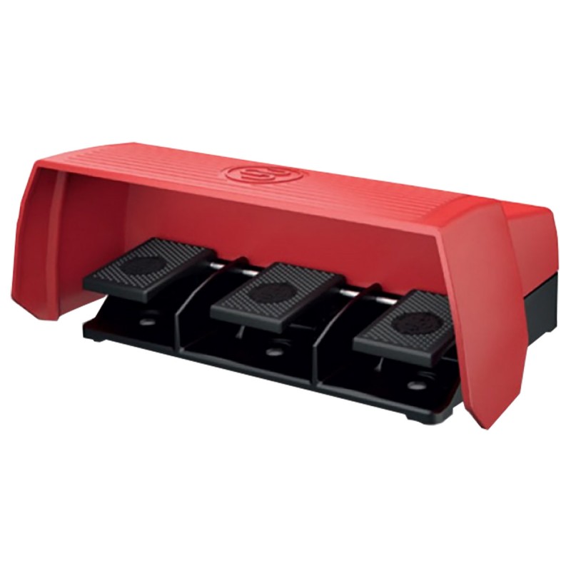 1 pcs - Bernstein AG Foot Switch Momentary Foot Switch - Aluminium Case Material, 3NO/3NC