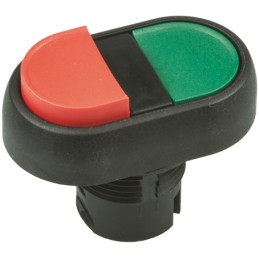 1 pcs - Allen Bradley 800F Series Green, Red Momentary Push Button Head, 22mm Cutout, IP65