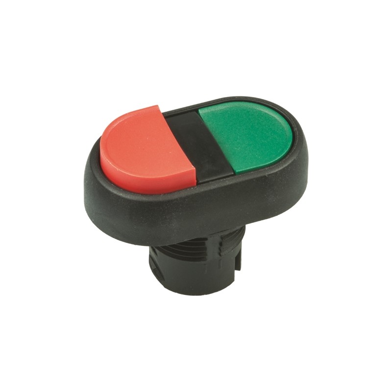 1 pcs - Allen Bradley 800F Series Green, Red Momentary Push Button Head, 22mm Cutout, IP65