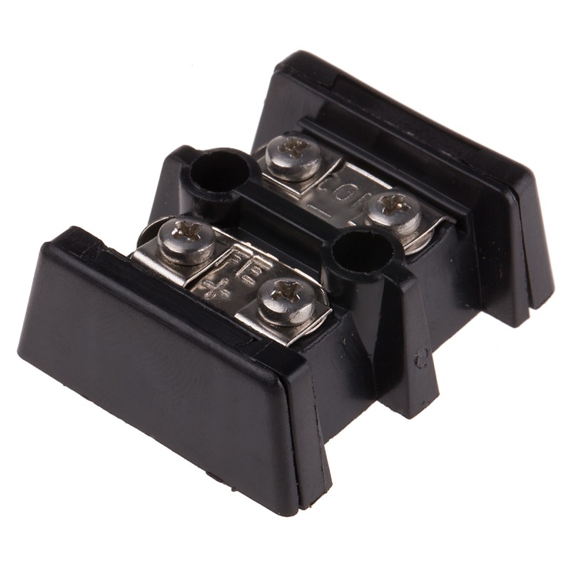 1 pcs - RS PRO Barrier Terminal Thermocouple Terminal Block for Use with Type J Thermocouple, Single Pair, IEC Standard