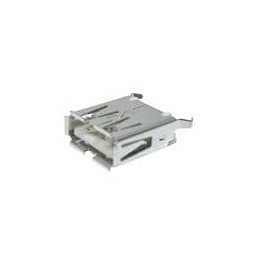 10 pcs : KUSBVX-AS1N-W - USB Connectors A TYPE VERT WHT SKT