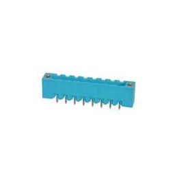 10 pcs : TBP01R2W-508-08BE - Pluggable Terminal Blocks Terminal block, pluggable, w screw lock, 5.08, receptical, 8 pole, blue