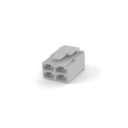 10 pcs : 172134-6 - Terminals 250 HSG LANCE 4P PLUG GRAY