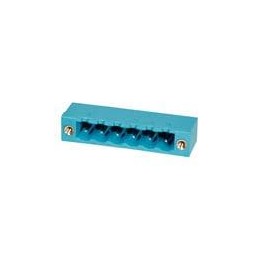 10 pcs : TBP01R1W-508-06BE - Pluggable Terminal Blocks Terminal block, pluggable, w screw lock, 5.08, receptical, 6 pole, blue