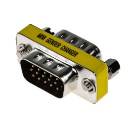 1 pcs - RS PRO D Sub Adapter Male 15 Way D-Sub to Male 15 Way D-Sub