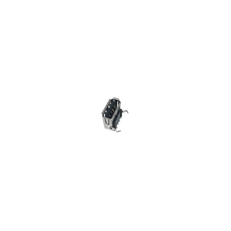 10 pcs : KUSBX-SMT-AS1N-B - USB Connectors A TYPE SMT RECPT BLACK