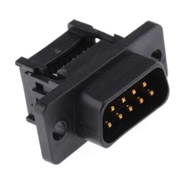 1 pcs - RS PRO 9 Way Cable Mount D-sub Connector Plug, 2.77mm Pitch