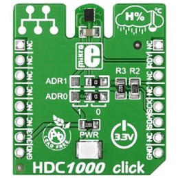 1 pcs - MikroElektronika Humidity Click Temperature & Humidity Sensor Add On Board MikroBUS