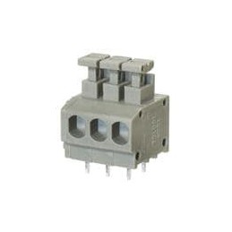 10 pcs : TBL001-381-03GY-2GY - Fixed Terminal Blocks Terminal block, screwless, 3.81, horizontal, 3 poles, cool gray